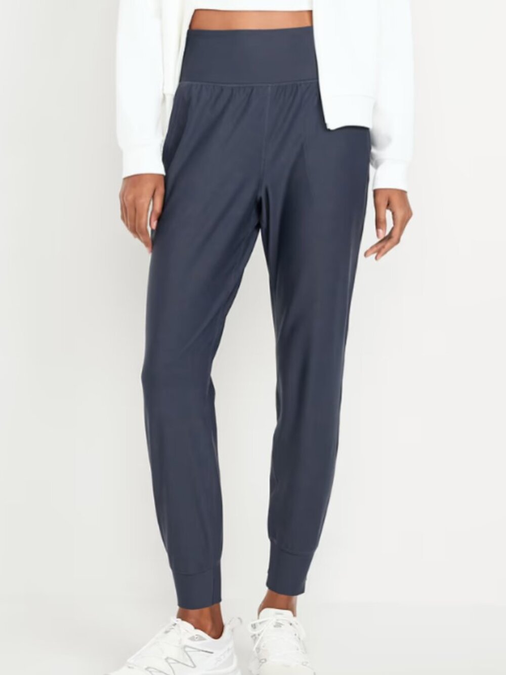 NWOT Old Navy powersoft active high rise jogger size L navy go dry workout gym